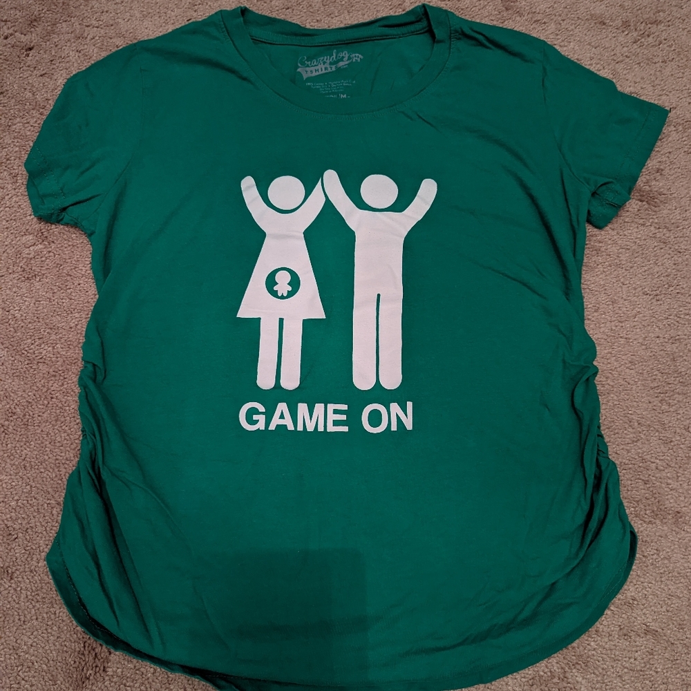 Maternity T-shirt Announcement for gamers